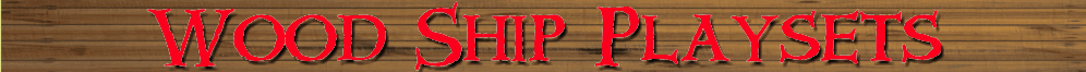 Wood Ship Playsets